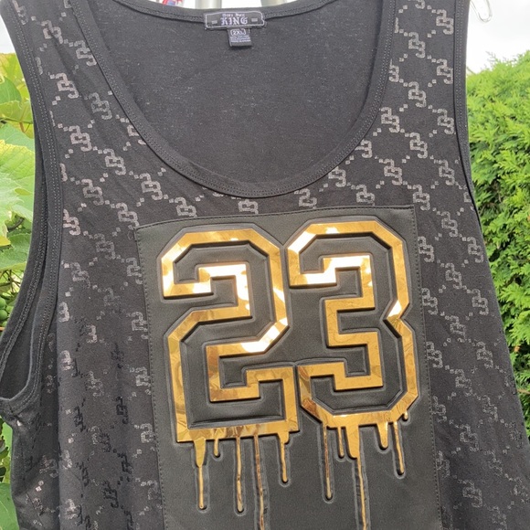 Bare Fox King #23 Black Tank Top 2XL - Picture 2 of 8